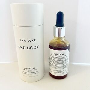 TAN LUXE Medium/Dark The Body Illuminating Self-Tan Drops 1.69 oz NIB! $60 MSRP‎